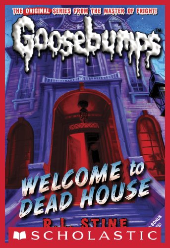 Goosebumps Welcome to Dead House by R.L. Stine. A popular scary story for kids.
